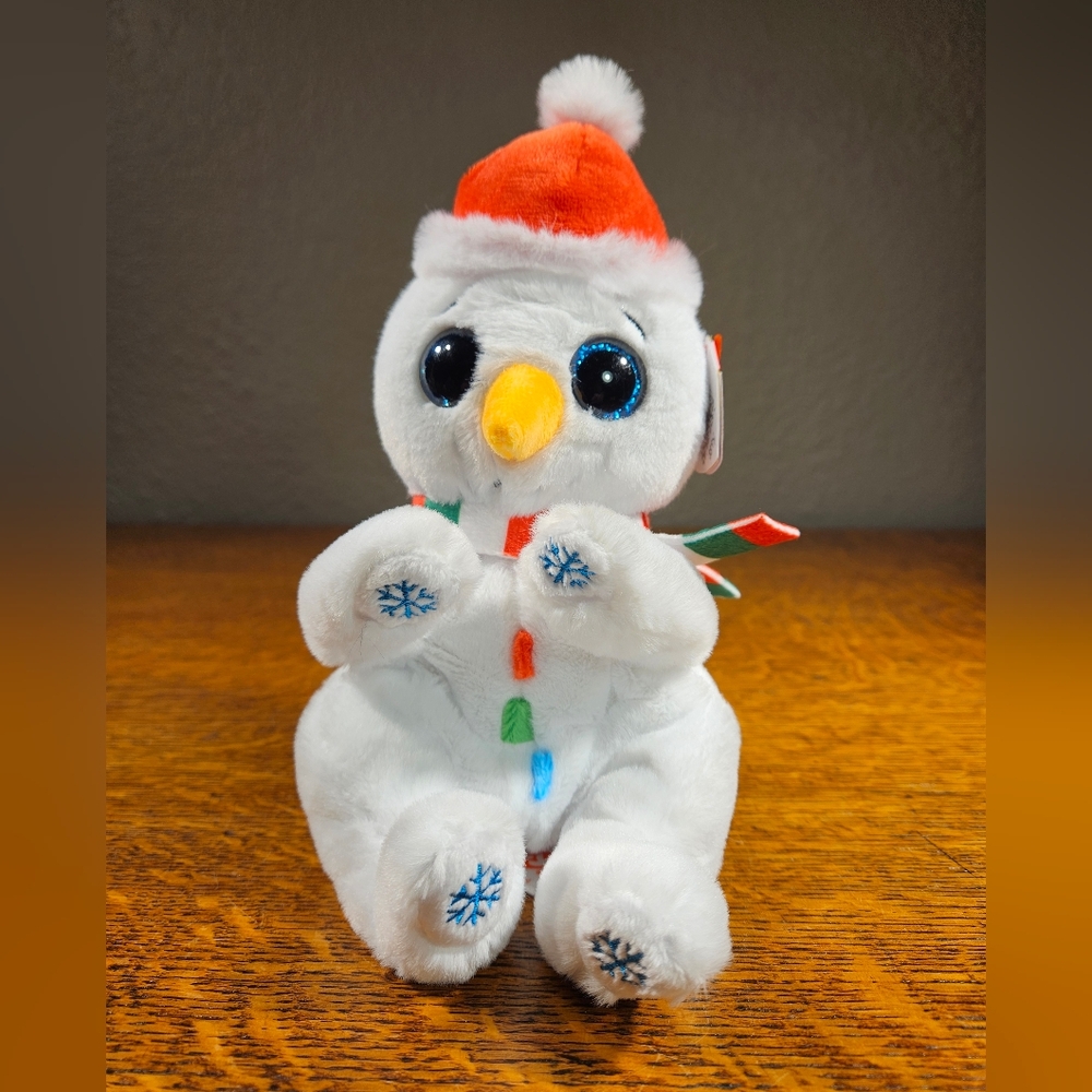 Ty Beanie Bellies Brrrnard Snowman NWT - Picture 2 of 9